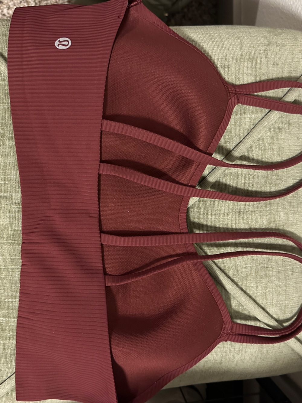 lululemon athletica Strappy Sports Bra - Burgundy